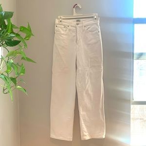 J.Crew Slim Wide Leg Jean in White sz. 24